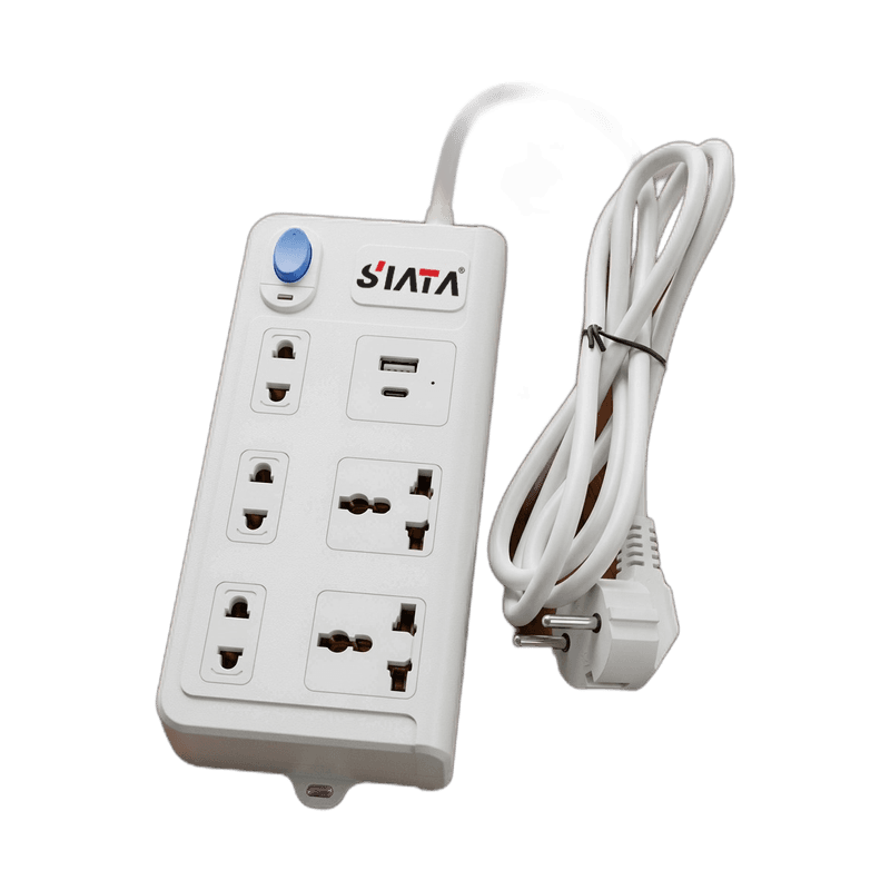 مشترك SIATA 6 مخارج + USB 3